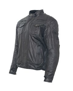 Bores Motorradjacke Herren Alfredo Wachsjacke kurz Bortexx wasserdicht - S bis 9XL