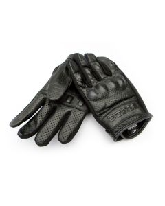 Bores Love Motorradhandschuhe Sommer Leder Schwarz - 7 bis 13
