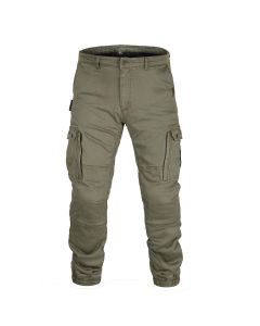 Bores Motorradhose Herren Cargo F-Style Premium Plus - Stretch BORTEXX (CE (AAA)) Oliv - W30 bis W46 L32 Inch