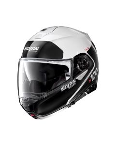 NOLAN Klapphelm N100-5 Plus Destinctive N-Com Metal White 22 Gr: 3XL