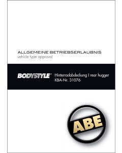 ABE Hinterradabdeckung 