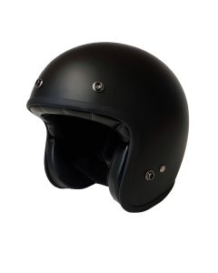 Bores Gensler Jethelm mit Visier Bogo 1 - Schwarz Glanz - 2XS bis 3XL