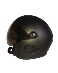 Bores Gensler KULT Motorrad Jethelm mit Visier ECE 22.05 Schwarz Matt - 2XS bis 3XL