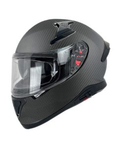 Bores Gensler Motorrad Integralhelm mit Sonnenblende Apex Carbon Solid ECE22.06 Matt XS bis 2XL