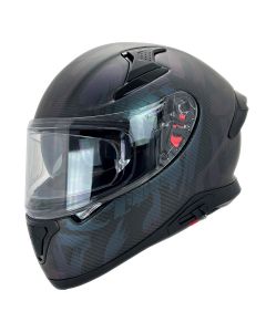 Bores Gensler Motorrad Integralhelm mit Sonnenblende Apex Carbon ECE22.06 Dekor Matt - XS bis 2XL
