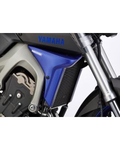BODYSTYLE Sportsline Kühlerseitenverkleidung grau Night Fluo passt für YAMAHA MT