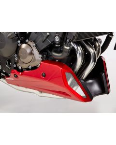 BODYSTYLE Sportsline Bugspoiler grau/gelb Night Fluo ABE passt für YAMAHA MT-09 