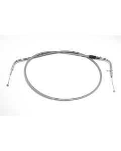 Stahlflex-Gasszug öffnend, Kawasaki VN900 Classic 06-09, 150mm verlängert. (Stück)