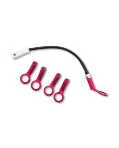 KOSO Temperaturfühler für 10mm Zündkerze, 250 Grad, weisser Stecker (Stück)