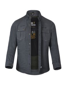 Bores Motorradshirt Driver - Damen - PREMIUM - - grau