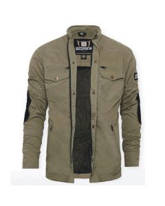Bores Motorradshirt Military-Jack Herren - PREMIUM - Army olive 