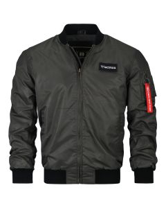 Bores Bomberjacke - Motorrad Fliegerjacke - Oliv CE Level AA geprüft 