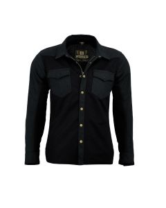 Bores Motorradshirt Driver - MESH Motorradhemd Herren - PREMIUM - schwarz 
