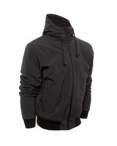 Bores Safety 2 - Softshell Motorrad Hoodie - Kapuzenpullover schwarz - BorteXX Aramid