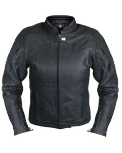 Bores Caroline Damen Lederjacke - schwarz - wasserdicht