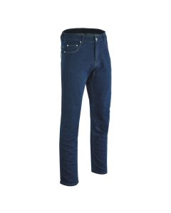 Bores Motorradhose Herren Singles Mono Motorradjeans Slim Fit Level (AA) Blau - W30 bis W44 L32 Inch