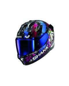 SHARK Integralhelm SKWAL i3 HELLCAT ECE 22.06 Gr. XS-2XL Black Chrom Blue