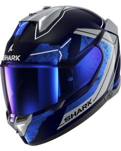 SHARK Integralhelm SKWAL i3 RHAD   ECE 22.06 Gr. XS-2XL BLUE CHROM SILVER