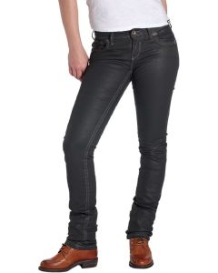 ROKKER THE DIVA BLACK L34 / W28 Motorrad Jeanshose