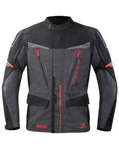 Germot Textiljacke Argos Herren, anthrazit/schwarz-rot Größe: S-4XL