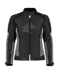 Germot Textiljacke Tara Damen, schwarz/grau-weiß Größe: 34D-48D
