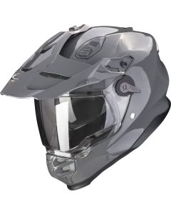 SCORPION Motocrosshelm ADF-9000 AIR SOLID Zement Grau ECE R22.06 
