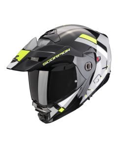 SCORPION Klapphelm ADX-2 GALANE Grau Schwarz Gelb ECE R22.06 