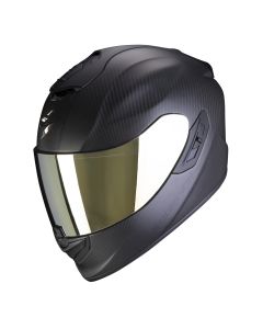 SCORPION Integralhelm EXO-1400 EVO II CARBON AIR SOLID Schwarz ECE R22.06 