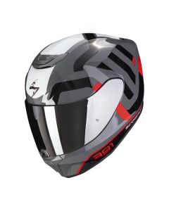 SCORPION Integralhelm EXO-391 AROK Grau Rot Schwarz ECE R22.06 