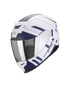 SCORPION Integralhelm EXO-520 EVO AIR BANSHEE Weiss Blau Purple ECE R22.06 