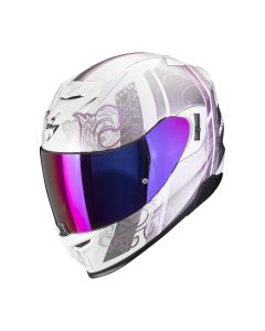SCORPION Integralhelm EXO-520 EVO AIR FASTA Weiss Lila ECE R22.06 