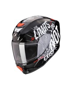 SCORPION Integralhelm EXO-JNR BOUM Schwarz Weiss ECE R22.06 