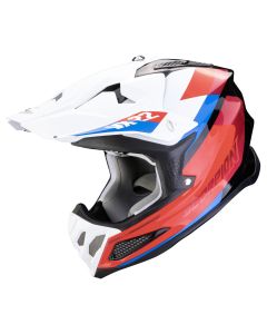 SCORPION Motocrosshelm VX-22 AIR BETA Mattblau Orange ECE R22.06 