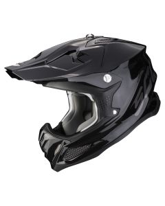 SCORPION Motocrosshelm VX-22 AIR SOLID Schwarz ECE R22.06 