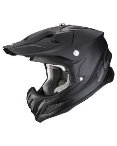 SCORPION Motocrosshelm VX-22 AIR SOLID Mattschwarz ECE R22.06 
