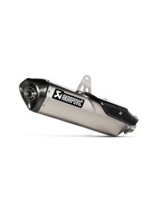 SW-Motech Akrapovic Slip On Abgassystem Silbern Triumph Tiger 900 Modelle(19-) St.