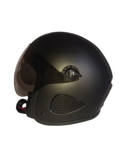 Bores Gensler Motorrad Jethelm mit Visier Kult - ECE 22.05 Schwarz Matt - 2XS 50-51 cm - M1 55-56 cm | Bei Änderung des Auslieferungszustands erlischt die ECE 22.05