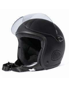 Bores Gensler Jethelm KULT EVO Motorrad mit Visier - ECE 22.06 Schwarz Matt