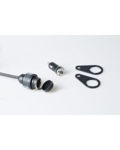SW-Motech Universal Elektrik-Kit Zigarettenanzünder USB-Buchse Montagematerial Kit