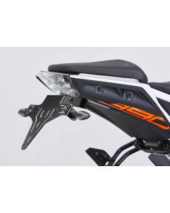 PROTECH V-SHAPE Kennzeichenhalter schwarz passt für KTM 125 Duke(17-23)/250 Duke