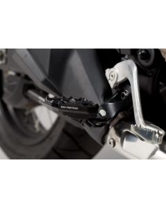 SW-Motech Fußrastenverbreiterung Schwarz Honda CRF 1000L/Adv Sports, CRF1100L AS St.