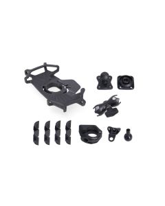 SW-Motech Universal Navi-Kit mit T-Lock Halter Smartphone passt für Inkl 2" Klemmarm für Lenker/ Spiegelgewinde Kit