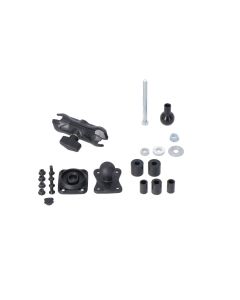 SW-Motech Navi-Halter für Steuerkopfrohr mit T-Lock Inkl 2" Klemmarm Für Ø 12,5-25 mm St.