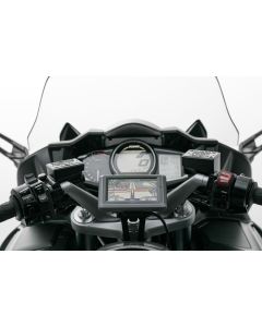 SW-Motech Navi-Halter am Lenker Schwarz Yamaha FJR 1300(04-) St.