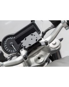 SW-Motech Navi-Halter am Lenker Schwarz BMW-/Triumph-Modelle, Himalayan St.
