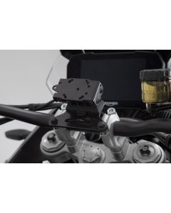 SW-Motech Navi-Halter am Lenker Schwarz Honda/Suzuki/Triumph-Modelle St.