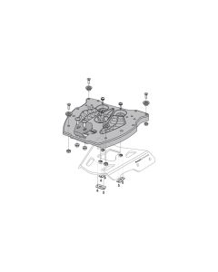 SW-Motech Adapterplatte für ALU-RACK Gepäckträger Für TRAX Topcase Schwarz St.