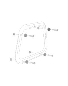 SW-Motech Adapterkit für EVO Kofferträger Für AERO ABS Seitenkoffer Montage von 2 Koffern Kit