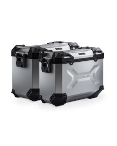 SW-Motech TRAX ADV Alukoffer-System Silbern 37/45 l BMW F 800/700/650 GS(08-) Set