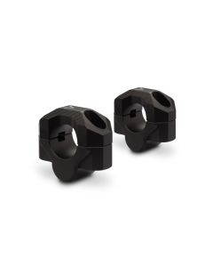 SW-Motech Lenkererhöhung für Ø 28 mm Lenker H=20 mm Schwarz Gefräst Satz